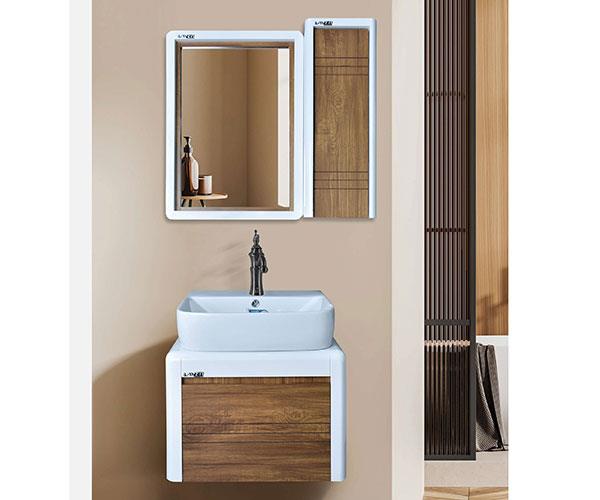 روشویی کابینتی لاون مدل یونیک سفید چوب - ارزان